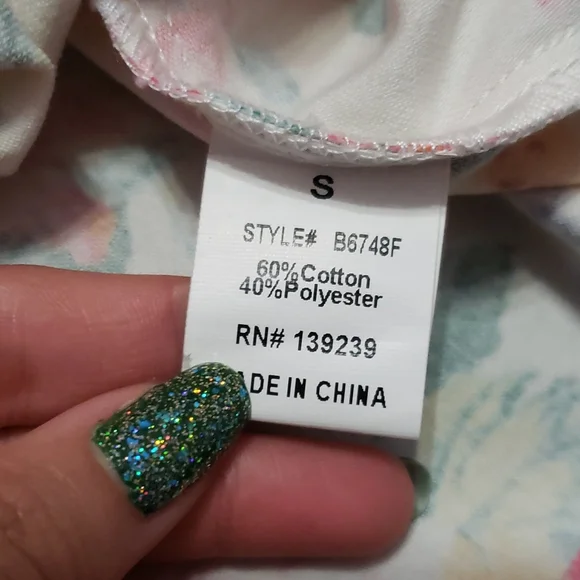 Bee Stitched Floral V Neck Flared Summer Mini Cocktail Tank Dress - Picture 8 of 9